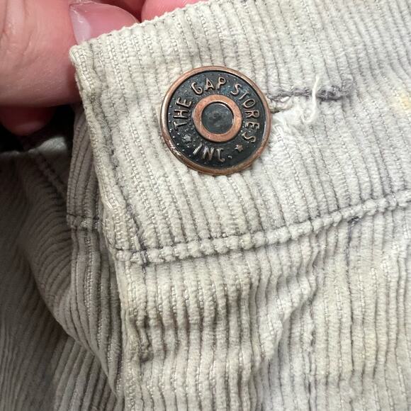 Vintage 70s women's cream corduroy Gap Pioneer frontier western trouser pants - Picture 9 of 13